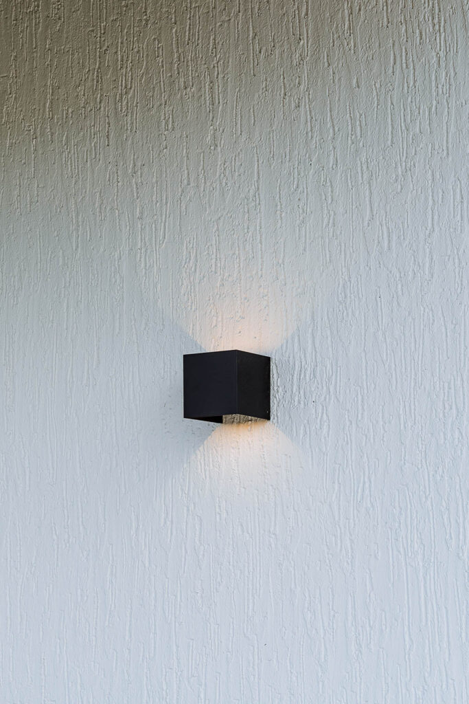 Illumination,Of,The,House,With,Street,Lights,,Square shaped,Spotlights,Fixed