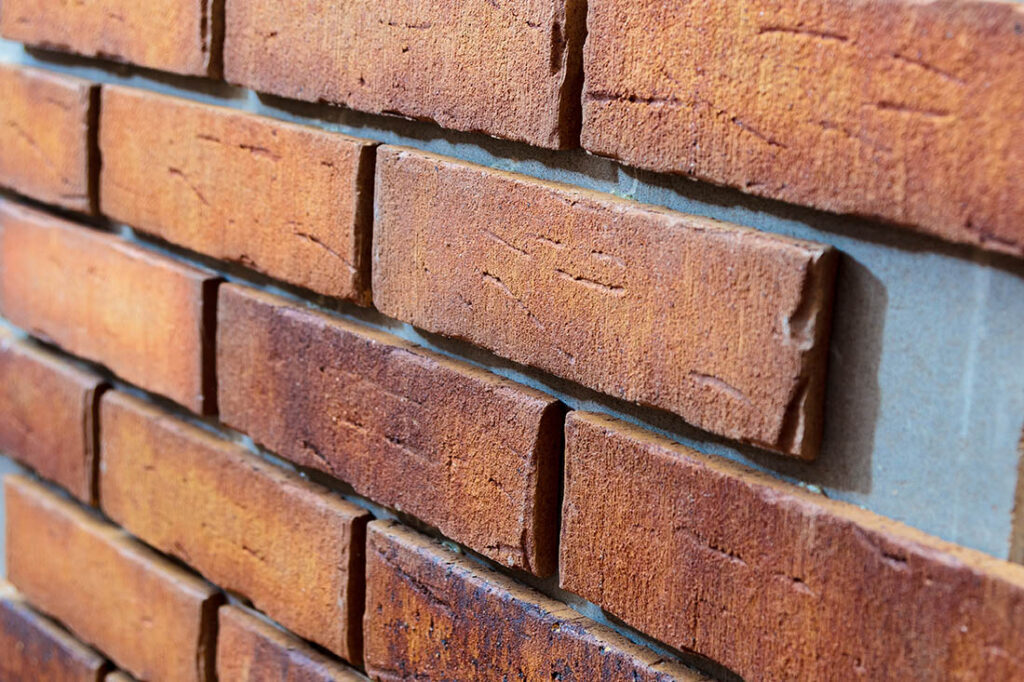 Clinker,Brick,Of,Brown,Color.,Clinker,Thermal,Panels,For,Finishing
